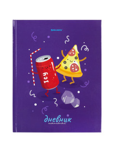 Дневник 1-11 класс 40 л., твердый, BRAUBERG, глянцевая ламинация, 