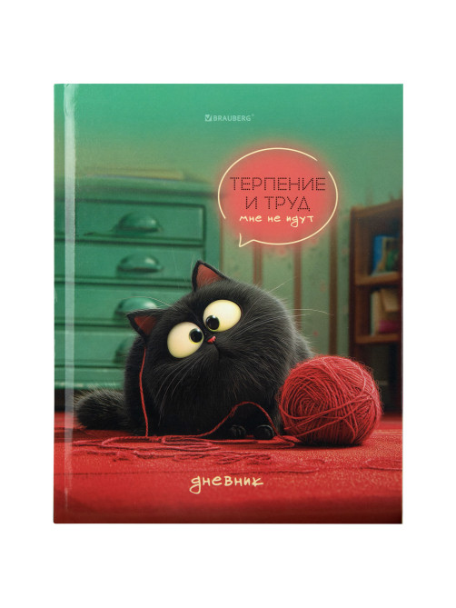Дневник 1-11 класс 40 л., твердый, BRAUBERG, глянцевая ламинация, 