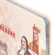 Дневник 1-11 класс 48 л., кожзам (твердая), печать, цветной блок, BRAUBERG, 