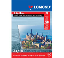 Пленка LOMOND для цветных струйных принтеров, 10 штук, А4, 100 мкм, 0708411