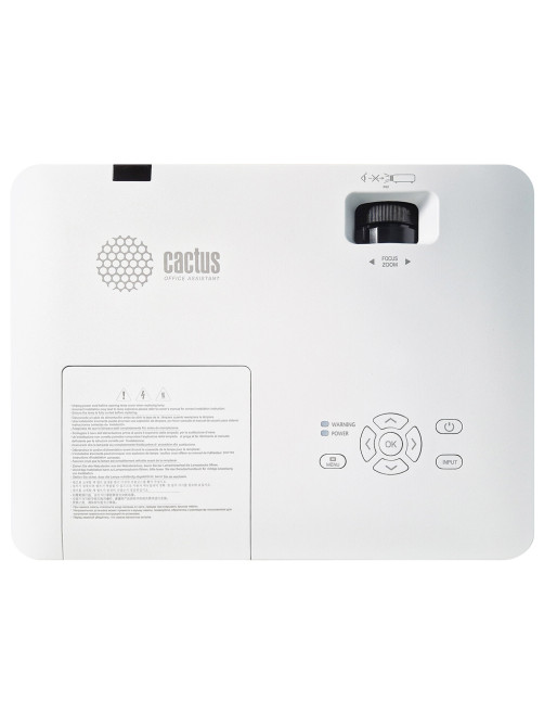 Проектор CACTUS CS-S2.WT, 3 LCD, 1024x768, 16:9, 4:3, 40000 лм, 15000:1, 3,26 кг