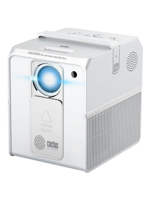 Проектор CACTUS CS-PRC.04WT.WUXGA-A, LCD, 1920x1080, 16:9, 3500 лм, 1000:1, 1,35 кг, серебряный