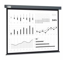 Экран Cactus Wallscreen CS-PSW-180X180-SG, 180x180 см, 1:1, настенно-потолочный, серый