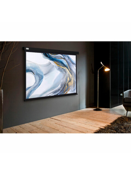 Экран Cactus Wallscreen CS-PSW-180X180-BK, 180x180 см, 1:1, настенно-потолочный, черный, PSW-180x180-BK