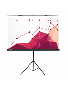 Экран Cactus Triscreen CS-PST-180x180, 180x180 см, 1:1, напольный, черный