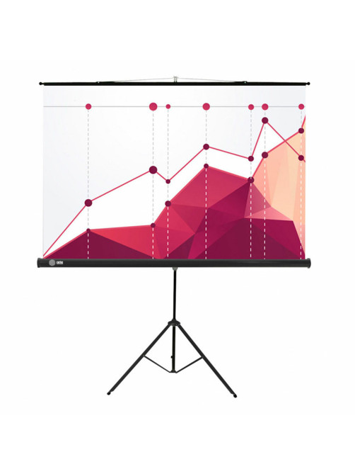 Экран Cactus Triscreen CS-PST-180x180, 180x180 см, 1:1, напольный, черный