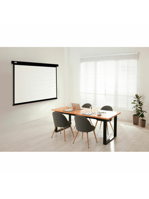 Экран Cactus Wallscreen CS-PSW-150X150-BK, 150x150 см, 1:1, настенно-потолочный, черный, PSW-150x150-BK