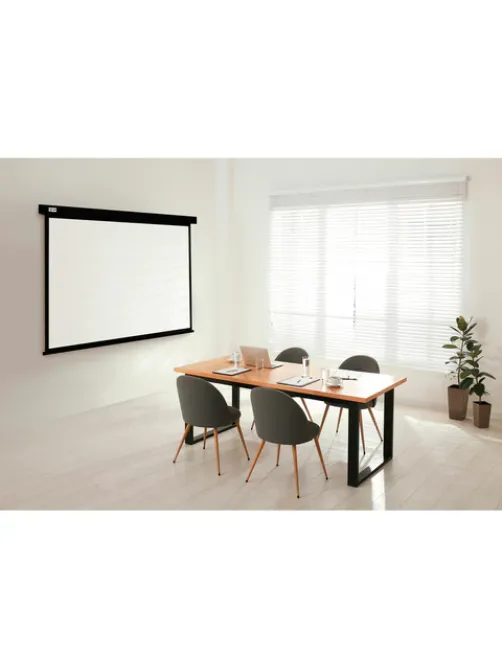 Экран Cactus Wallscreen CS-PSW-150X150-BK, 150x150 см, 1:1, настенно-потолочный, черный, PSW-150x150-BK