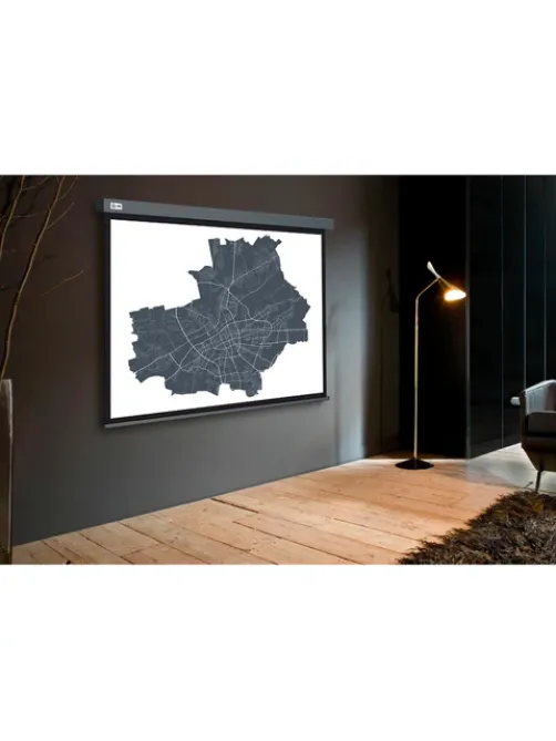 Экран Cactus Wallscreen CS-PSW-180X180-SG, 180x180 см, 1:1, настенно-потолочный, серый