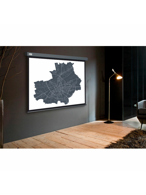 Экран Cactus Wallscreen CS-PSW-180X180-SG, 180x180 см, 1:1, настенно-потолочный, серый