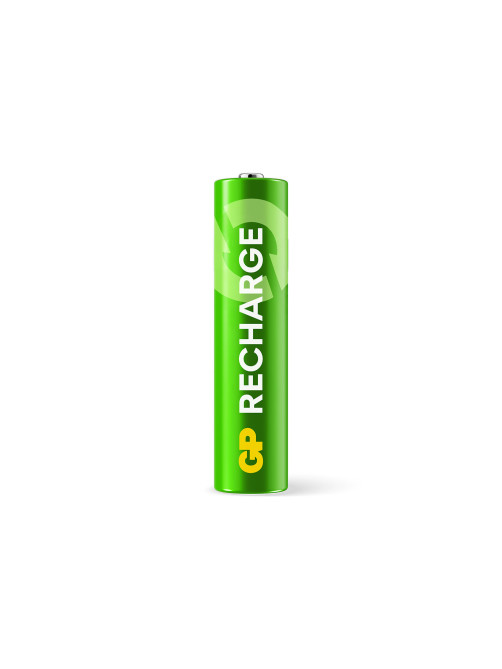 Батарейки аккумуляторные GP ReCharge Ni-Mh мизинчиковые КОМПЛЕКТ 2 шт., ААА (HR03) 400 mAh, 40AAAHCV, 40AAAHCV-2CRSB