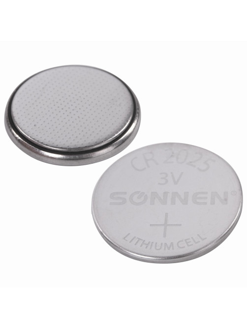 Батарейка литиевая SONNEN Lithium CR2025 