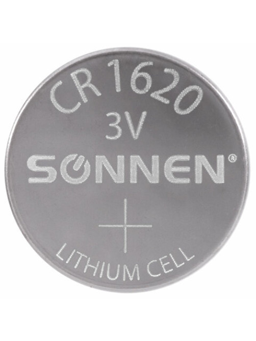 Батарейка литиевая SONNEN Lithium CR1620 