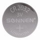 Батарейка литиевая SONNEN Lithium CR2032 
