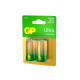Батарейки КОМПЛЕКТ 2 шт., GP Ultra G-Tech, С (LR14, 14А), алкалиновые, блистер, 14AU-2CR2