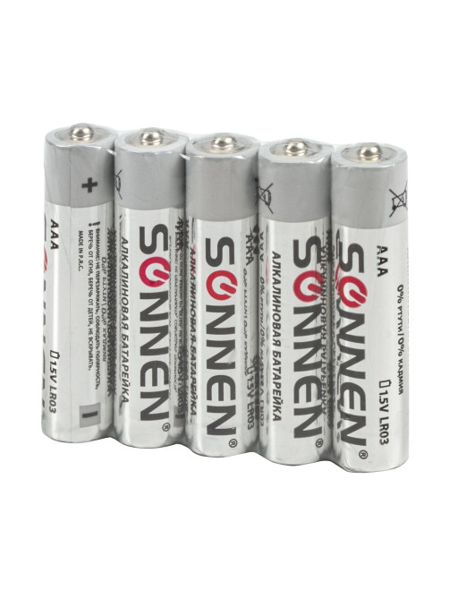 Батарейки КОМПЛЕКТ 30 (20+10) шт., SONNEN Alkaline, AA+ААА (LR6+LR03), в коробке, 455097