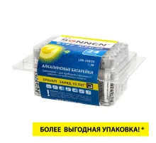Батарейки КОМПЛЕКТ 24 шт., SONNEN Alkaline, АА(LR6, 15А), алкалиновые, пальчиковые, короб, 455095