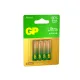 Батарейки КОМПЛЕКТ 4 шт., GP Ultra G-Tech, AAA (LR03, 24А), алкалиновые, мизинчиковые, 24AUA21-2CRSBC4