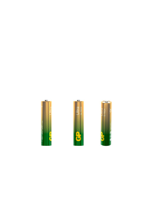 Батарейки КОМПЛЕКТ 2 шт., GP Ultra G-Tech, AAA (LR03, 24А), алкалиновые, мизинчиковые, 24AUA21-2CRSBC2