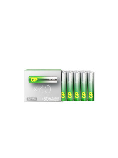 Батарейки КОМПЛЕКТ 40 шт., GP Super G-Tech AAA (LR03, 24А) алкалиновые, мизинчиковые, 24AA21-2CRSWC40