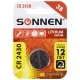 Батарейка литиевая SONNEN Lithium CR2430 