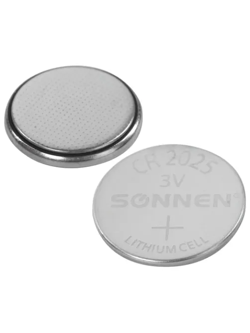 Батарейки литиевые SONNEN Lithium CR2025, 