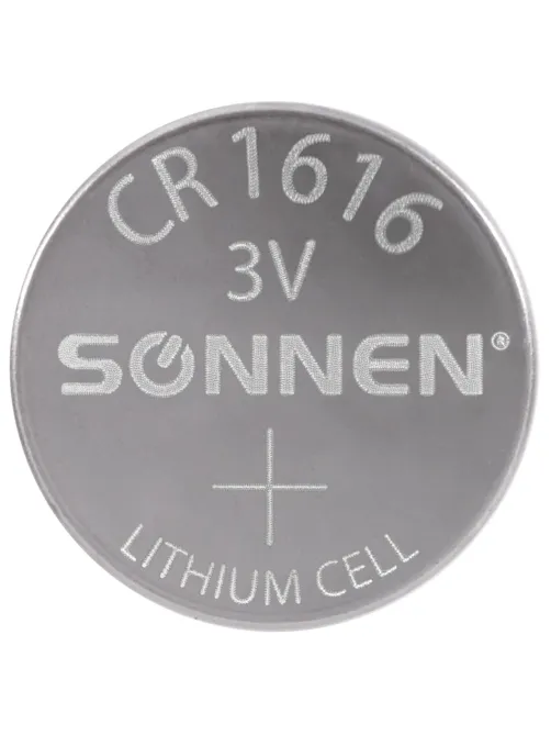 Батарейка литиевая SONNEN Lithium CR1616 