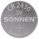 Батарейка литиевая SONNEN Lithium CR2430 