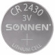 Батарейка литиевая SONNEN Lithium CR2430 