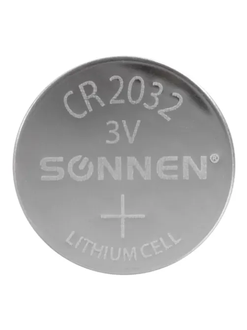Батарейки литиевые SONNEN Lithium CR2032, 