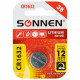 Батарейка литиевая SONNEN Lithium CR1632, 