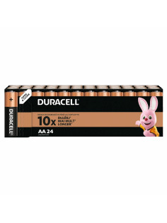 Батарейки КОМПЛЕКТ 24 шт., DURACELL Basic ОРИГИНАЛ, АА (LR6, 15А), алкалиновые, пальчиковые, Б0064986