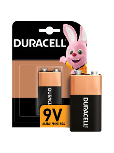 Батарейка DURACELL Basic ОРИГИНАЛ, 6LR61 (КРОНА), алкалиновая, 1 шт., 9 В, блистер