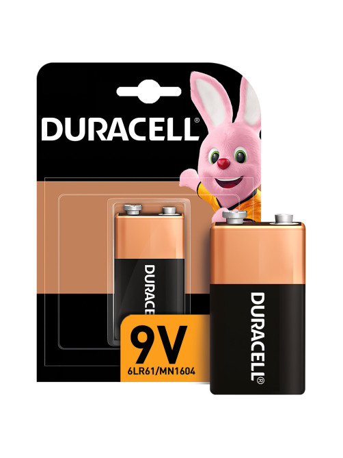 Батарейка DURACELL Basic ОРИГИНАЛ, 6LR61 (КРОНА), алкалиновая, 1 шт., 9 В, блистер