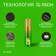 Батарейки КОМПЛЕКТ 2 шт., GP Ultra G-Tech, AAA (LR03, 24А), алкалиновые, мизинчиковые, 24AUA21-2CRSBC2