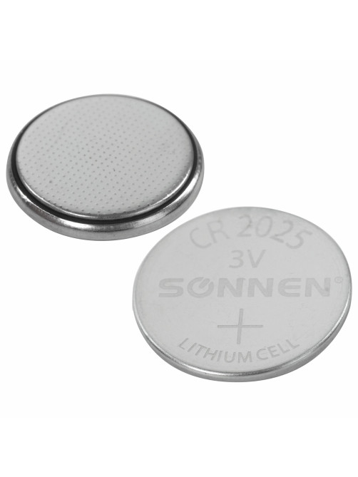 Батарейки литиевые SONNEN Lithium CR2025, 