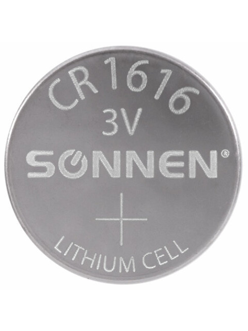 Батарейка литиевая SONNEN Lithium CR1616 