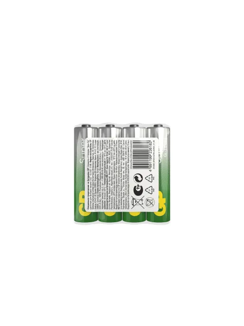 Батарейки КОМПЛЕКТ 4 шт., GP Super G-Tech, AAA (LR03, 24А), алкалиновые, мизинчиковые, в пленке, 24AR, 24ARS-2SB4