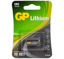 Батарейка GP Lithium CR2E, литиевая, 1 шт., блистер, 3В, CR2E-2CR1