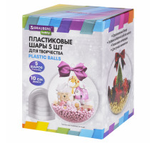 Пластиковые шары для поделок, 10 см, 5 шт., BRAUBERG HOBBY, 665394