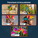 Перья декоративные страусиные, 10-12 см, 24 шт., 6 цветов, яркие, ассорти, ОСТРОВ СОКРОВИЩ, 661378