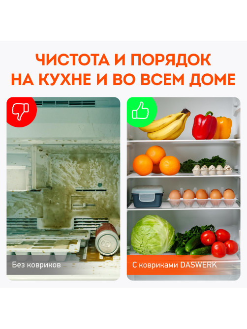 Коврик универсальный в рулоне 50х300 см для холодильника, кухонных ящиков, под обувь, DASWERK (ДАСВЕРК), 609607