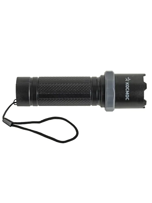Фонарь аккумуляторный КОСМОС 1 Вт, LED, Li-ion, заряд от USB, KOS117Lit
