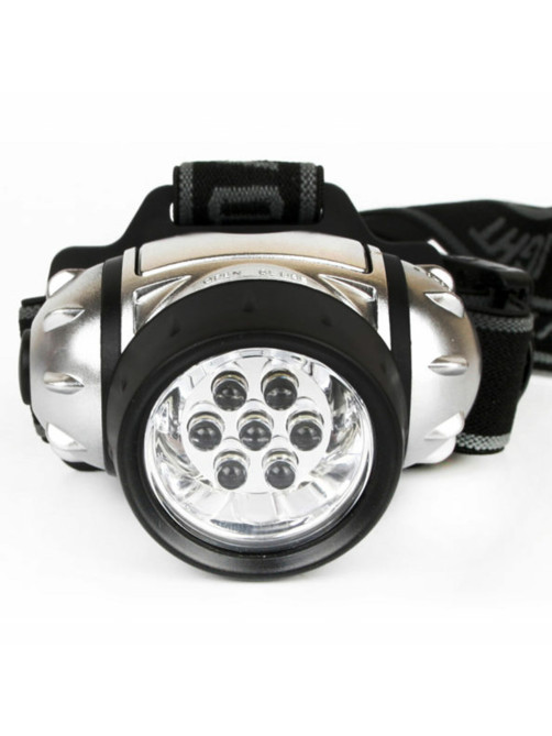 Фонарь налобный ULTRAFLASH 7хLED, 3 режима, питание 3хААА (не в комплекте), LED5351
