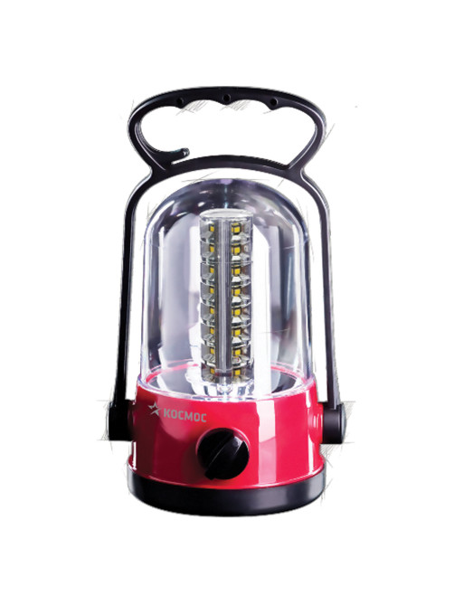 Фонарь туристический аккумуляторный КОСМОС 32хLED, заряд от сети, КОС6010LED, KOCAc6010LED