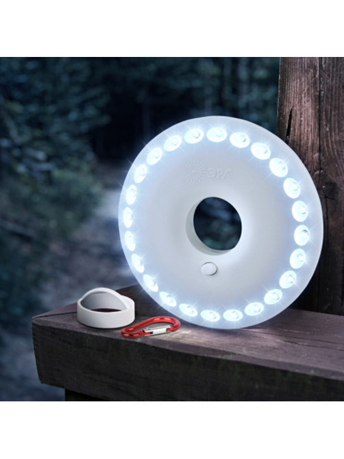 Фонарь туристический ЭРА 24xLED, крепление карабин, магниты, питание 3xAA (не в комплекте), KB-501, Б0029177