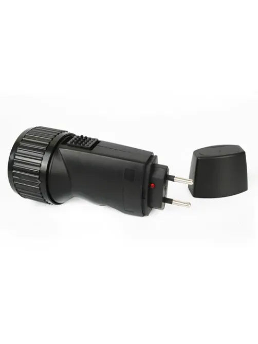 Фонарь аккумуляторный ULTRAFLASH 5хLED, вилка, заряд от сети, LED3859