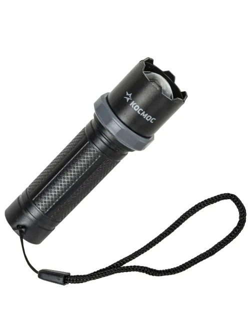Фонарь аккумуляторный КОСМОС 1 Вт, LED, Li-ion, заряд от USB, KOS117Lit
