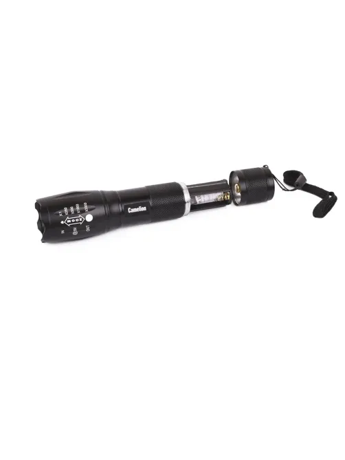 Фонарь CAMELION XML-T6, ЯРКИЙ, ZOOM, 5 режимов, питание 3xAAА или 18650 (не в комплекте), LED51530