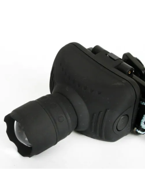 Фонарь налобный ULTRAFLASH 1Вт LED, ZOOM, 3 режима, питание 3хААА (не в комплекте), LED5354